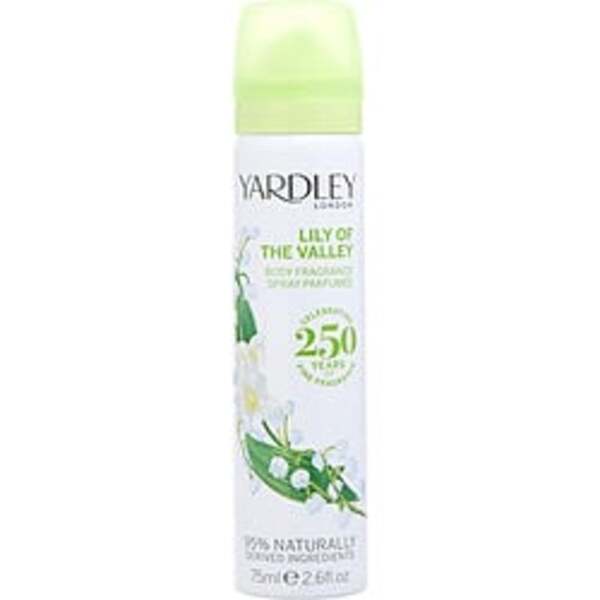 Yardley By Yardley Lily Of The Valley Body Spray 2.6 Oz (new Packaging) For Women women's Lily of the Valley body spray.
