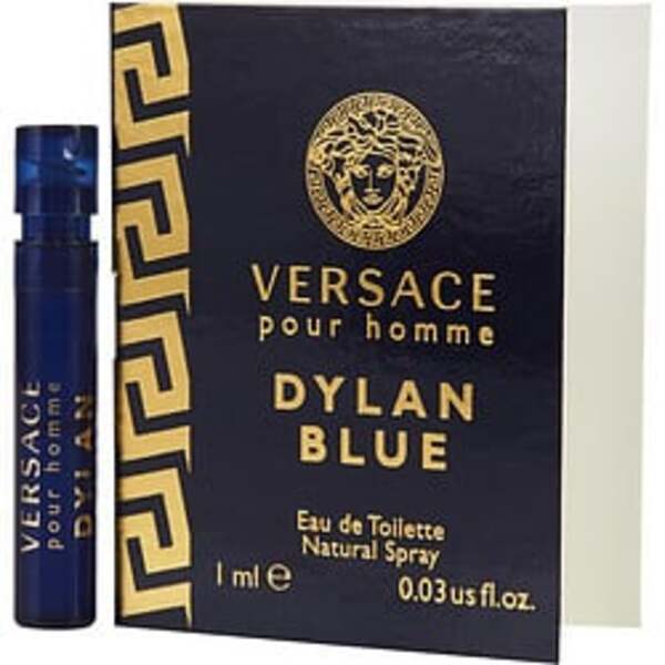 Versace Dylan Blue By Gianni Versace Edt Spray Vial For Men's pour homme dylan blue eau de toilette boasts captivating fragrance notes in an EDT spray vial.