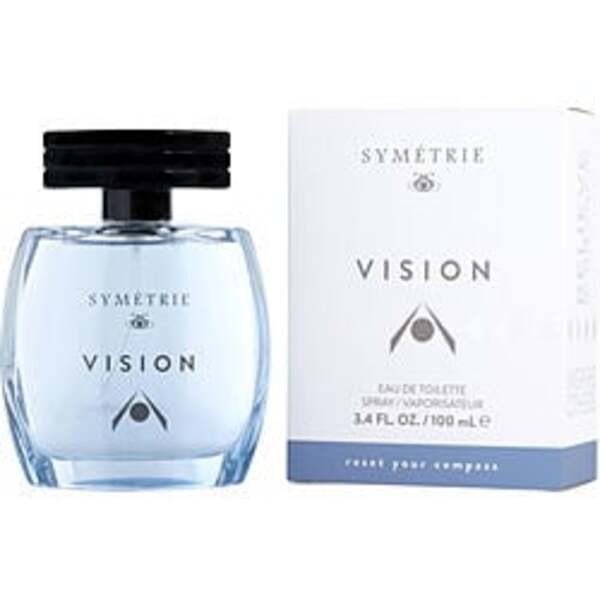 Symmetry Vision By Symmetry Edt Spray 3.4 Oz For Men with designer fragrance notes.