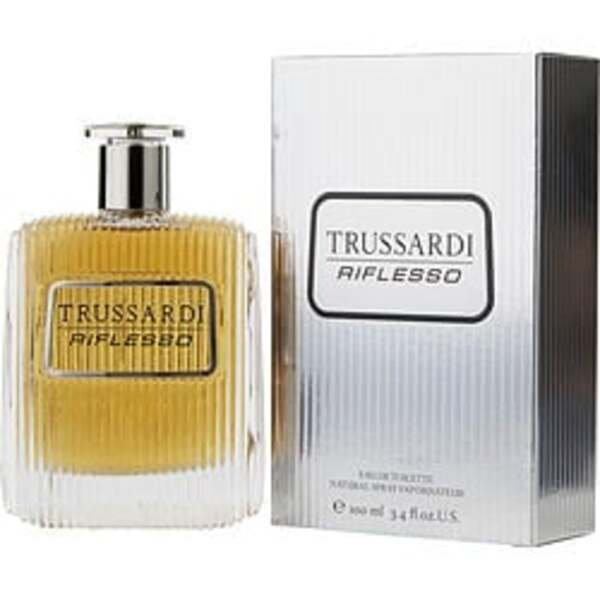 Trussardi Riflesso EDT spray features captivating fragrance notes for men.
