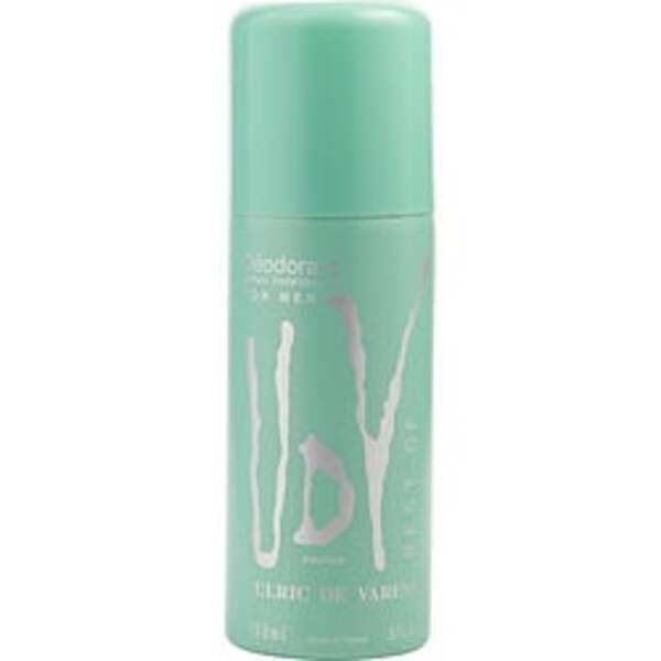 Ulric de Varens' UDV BEST OF BY ULRIC DE VARENS DEODORANT SPRAY 5 OZ FOR MEN in a green bottle.