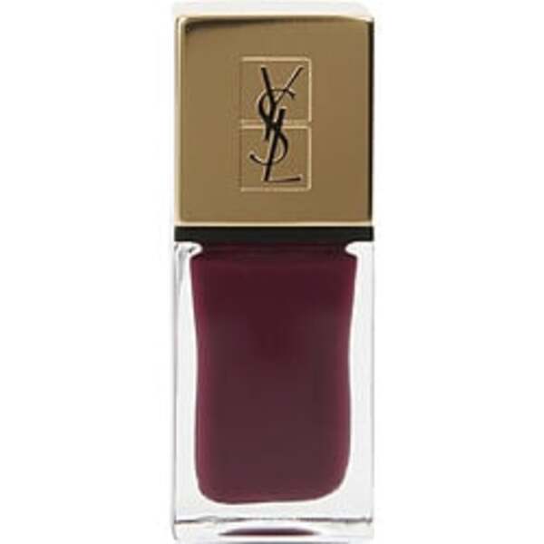 Yves Saint Laurent By Yves Saint Laurent La Laque Couture Nail Lacquer - # 75 Fuchsia Over Noir --10g/0.34oz For Women in burgundy.