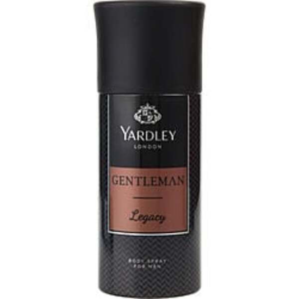 Yardley Gentleman Legacy By Yardley Deodorant Body Spray 5.1 Oz For Men is a BODY SPRAY that offers long-lasting DEODORANT protection while filling the air with an enticing FRAGRANCE.