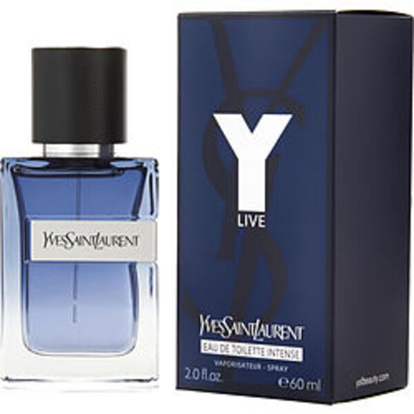 Y Live By Yves Saint Laurent Intense EDT Spray 2 Oz for men.