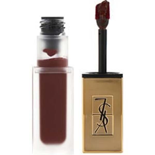 Yves Saint Laurent By Yves Saint Laurent Tatouage Couture Matte Stain - # 8 Black Red Code --6ml/0.2oz For Women lipstick in burgundy shade from the Tatouage Couture Matte Stain collection.