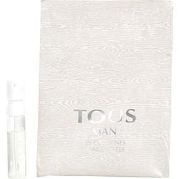 A bottle of Tous Man Les Colognes By Tous Concentrate Edt Spray Vial On Card For Men featuring the keyword "CONCENTRATE EDT SPRAY" on a white background.
