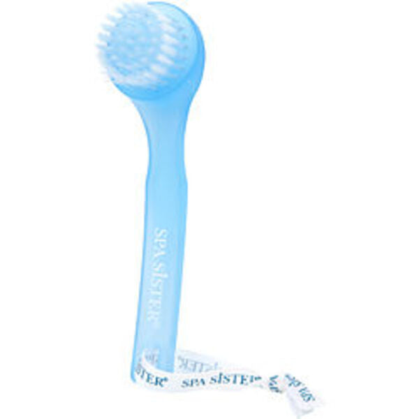 A Spa Accessories By Spa Accessories Spa Sister Complexion Brush Blue For Anyone on a white background.