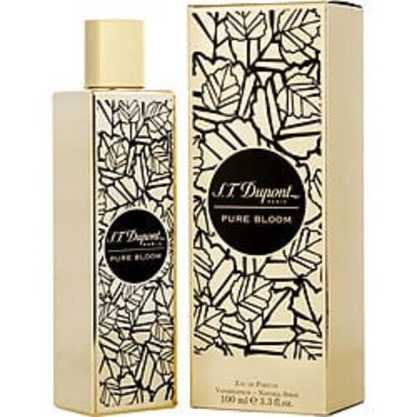 A bottle of St Dupont Pure Bloom By St Dupont Eau De Parfum Spray 3.3 Oz For Women, an EAU DE PARFUM SPRAY for women with delightful Fragrance Notes.