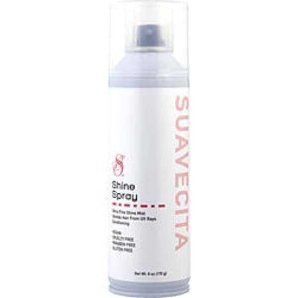 A "Suavecita By Suavecito Suavecita Shine Spray 6 Oz For Women" hair spray, providing shine on a white background.