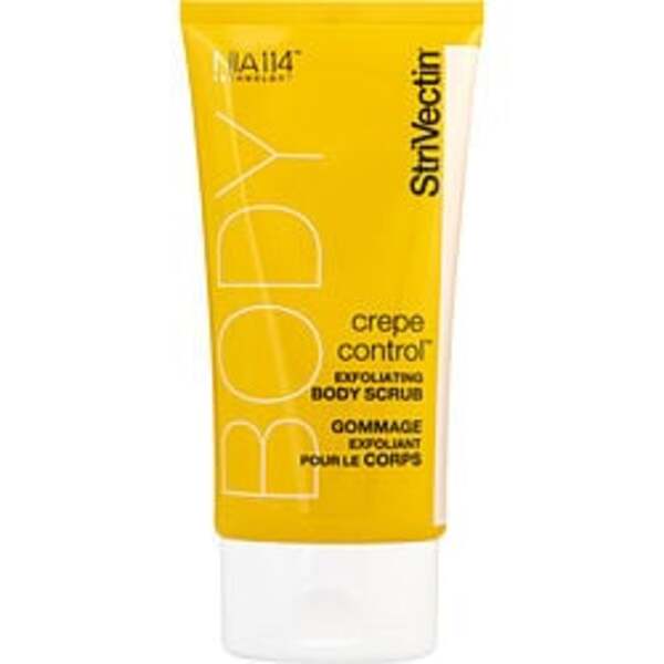 A tube of Strivectin By Strivectin Crepe Control Exfoliating Body Scrub --150ml/5oz For Women.