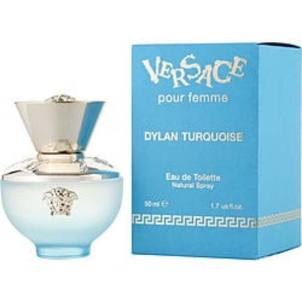 Designer Versace Dylan Turquoise By Gianni Versace Edt Spray 1.7 Oz with 50 ml size For Women.