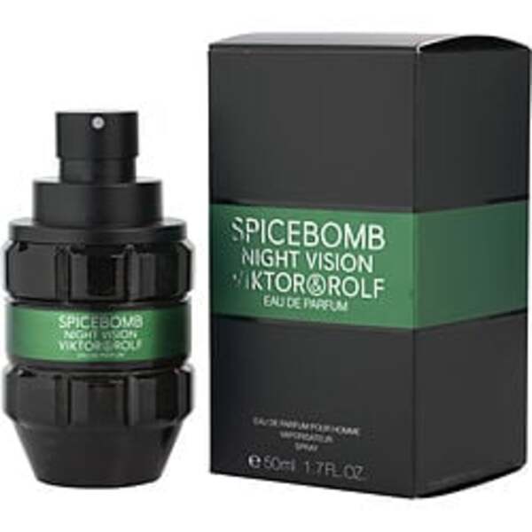 Spicebomb Night Vision By Viktor & Rolf Eau De Parfum Spray 1.7 Oz For Men, featuring captivating fragrance notes.