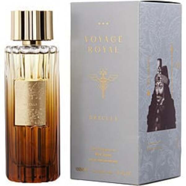 A unisex bottle of Voyage Royal Dracula By Voyage Royal Eau De Parfum Intense Spray 3.4 Oz For Anyone.