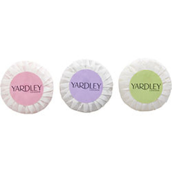 Yardley Variety By Yardley 3 Piece Variety With English Lavender & English Rose & Lilly Of Valley And All Are Soaps 1.7 Oz For Women - variety set of 3, including English Lavender.