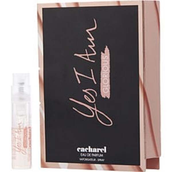 Channel your inner woman with Cacharel's Yes I Am Glorious By Cacharel Eau De Parfum Vial On Card For Women spray.
