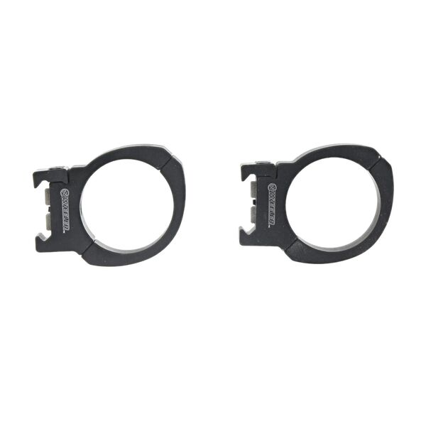 Two Wheeler Delta Series Sporter Bi-Weaver Pic Rings 34mm High on a white background featuring the Delta Series.
