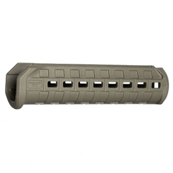 The Vism MOS 500 590 Handguard Tan is a tan-colored handguard for an AR-15, featuring M-Lok slots for accessory mounting options.