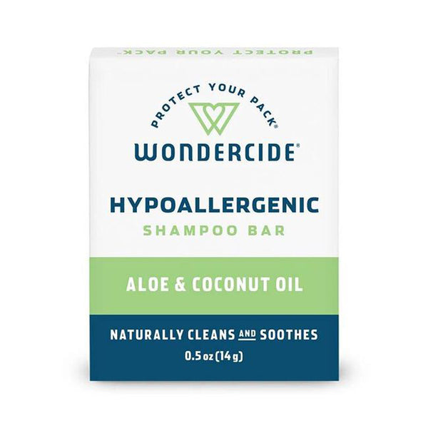 WC DC SHMPO BR HYPOAL .5OZ shampoo bar with aloe and coconut oil.
