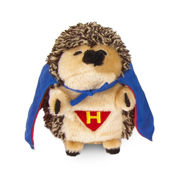 A ZOOBILEE Super Hero Heggies Plush Dog Toy Multi-Color One Size