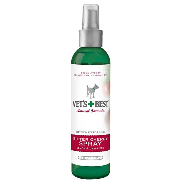 Vet's Best Best Bitter Cherry Spray 7.5 fl. oz for dogs.