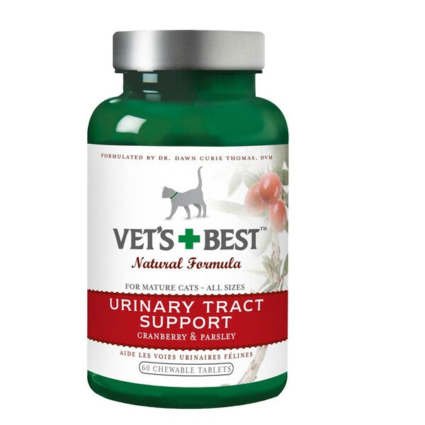 Vet's Best Urinary Tract Support Tablets for Cats 60 Tablets for cats.