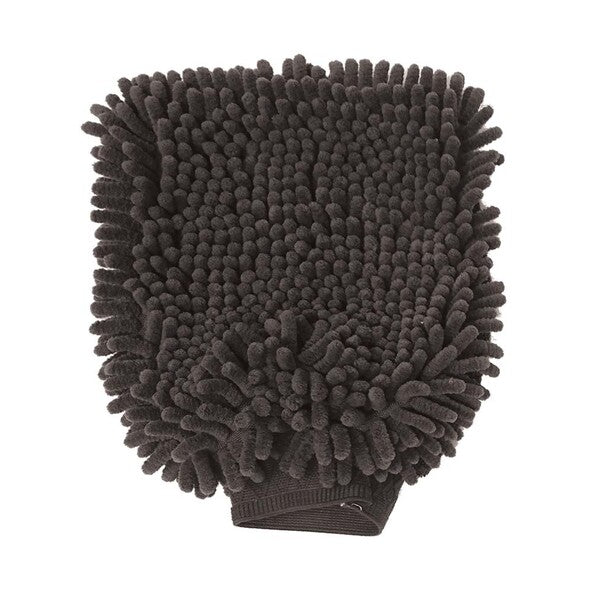 A Spot Clean Paws Mitt Assorted 9.5 in x 7 in with an elastic wrist band on a white background.