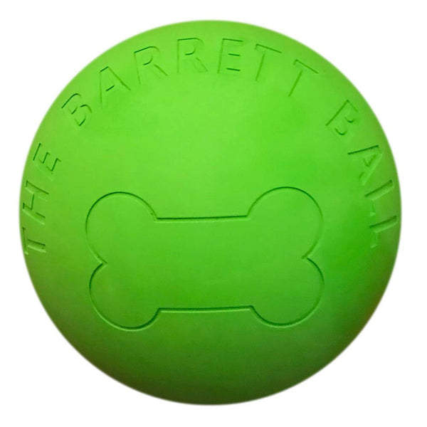 The Spot Barrett Ball Dog Toy - green.