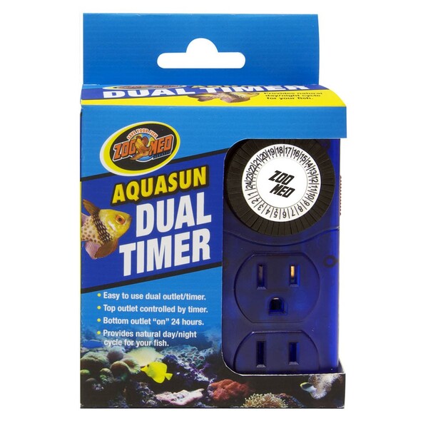 Zoo Med AquaSun Dual Timer Blue.