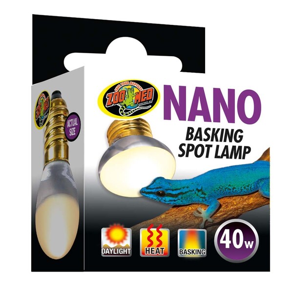 Zoo Med Nano Basking Spot Lamp White 40 Watt nano baking spot lamp.