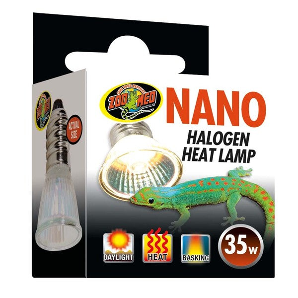 Zoo Med's Nano Halogen Heat Lamp White is the perfect solution for terrariums.