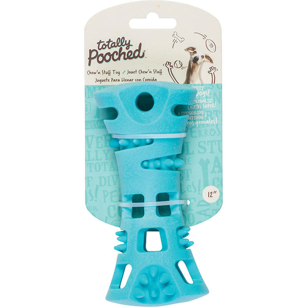 A TTLY D CHW STUFF TEAL toy in a package.