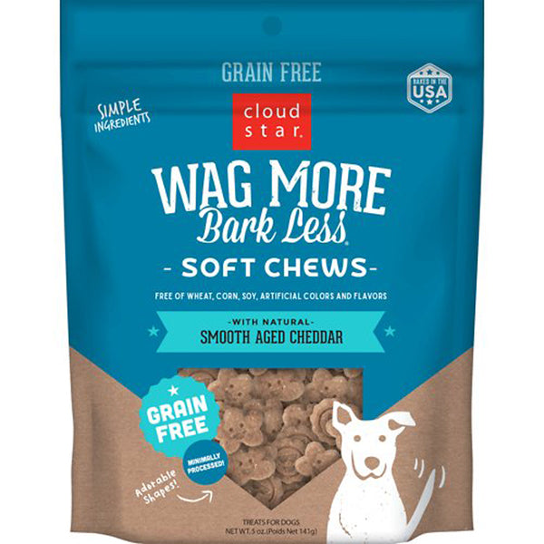 Cloud WAGMR D CHWY GF CHDR 5OZ more soft chews.