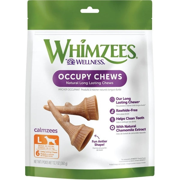 Whimzee's WHIMZ D OCCUPY VAL BG LG 12.7OZ chews for dogs.