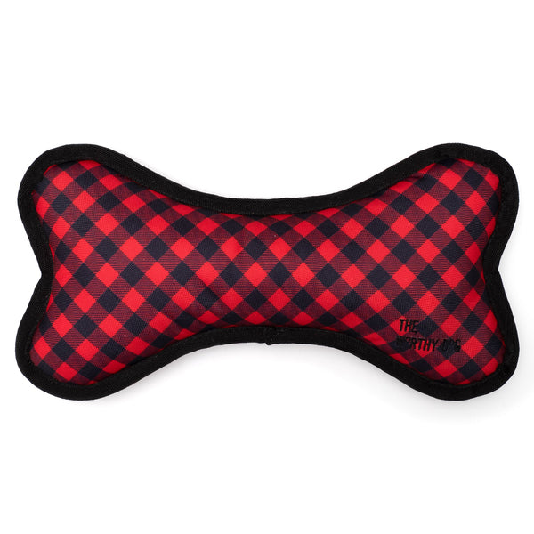A red and black WORTHY D BN BUF PLD SM.