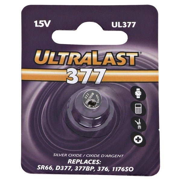 Ultralast UL377 UL377 Watch Battery is a compatible watch battery.