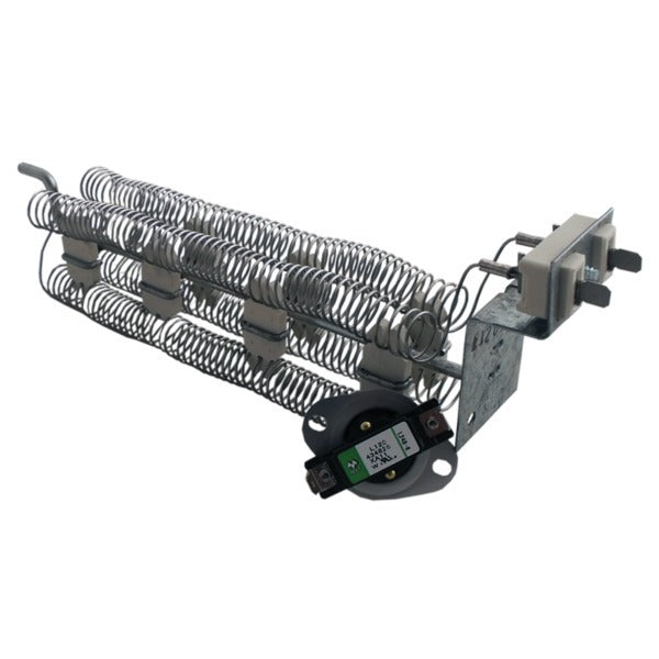 A Supco DE148 Dryer Heater Element for Maytag LA-1044 with a wire attached to it.