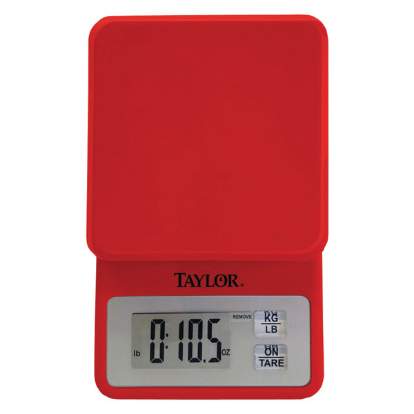 Taylor Precision Products 3817R 11 Lb.-Capacity Compact Kitchen Scale.