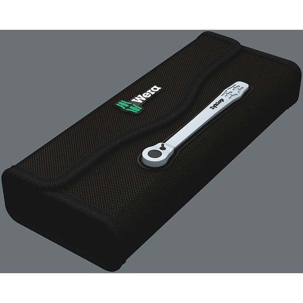A black case containing a set of sockets, including the Wera Metric 3/8" Drive Ratchet Set (29 Piece).