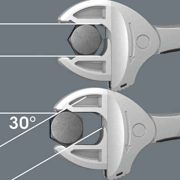 An image of the WERA Joker L Self-Setting Combination Wrench: 19 - 24mm 3/4 - 15/16 on a white background.