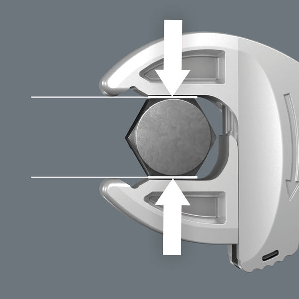 An image of the WERA Joker L Self-Setting Combination Wrench: 19 - 24mm 3/4 - 15/16 on a white background.