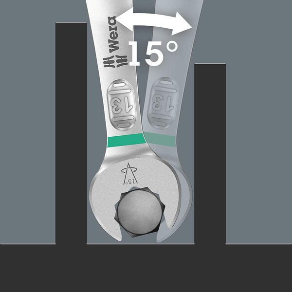 WERA Metric Combination Wrench Set (5 Piece Set)