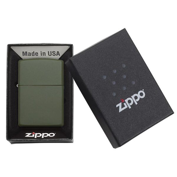 Zippo Windproof Lighter Green Matte