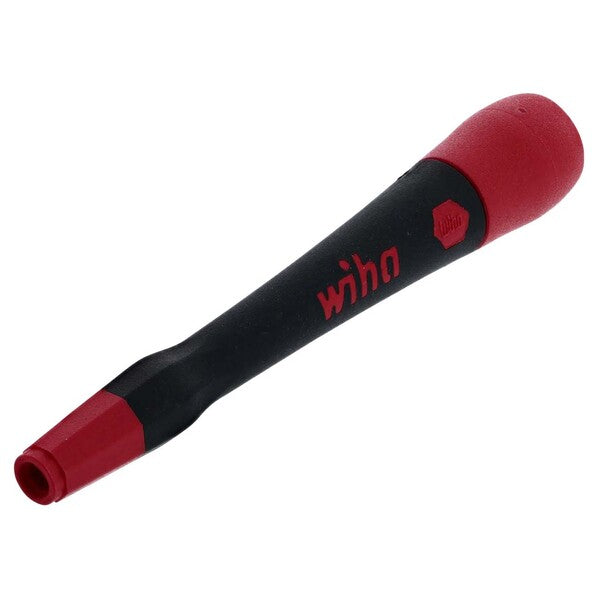 A red and black Wiha PicoFinish System 4 Microbit Holding Handle with the word ninw on it.