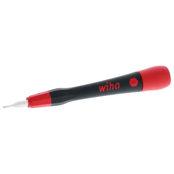 A red and black Wiha PicoFinish System 4 Microbit Holding Handle with the word ninw on it.