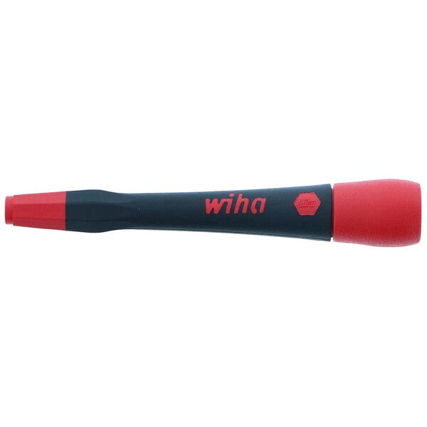 A red and black Wiha PicoFinish System 4 Microbit Holding Handle with the word ninw on it.