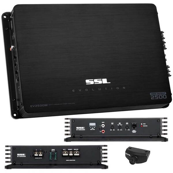 Soundstorm Mosfet Monoblock Power Amplifier Remote Woofer level control