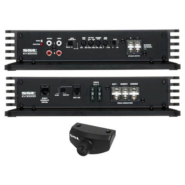 Sounstorm Class D 3000W Monoblock Power Amplifier Remote Woofer level control