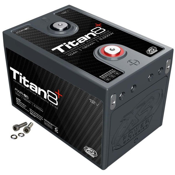 The XS Power Titan 8 Lithium Battery 10AH 1000 CA 5000W is a high power, burst output lithium-ion battery.