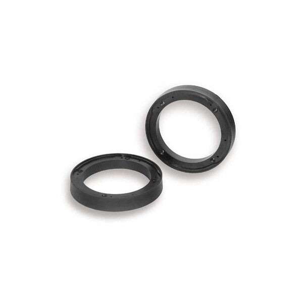 Two black SPEAKER EXTENDER AMERICAN INTL5 1/4" TO 6 1/2" RISER 1" rings on a white background.