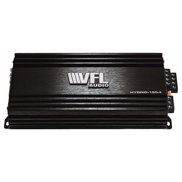 A VFL Audio 4 Channel Amplifier 600W RMS with a remote control.